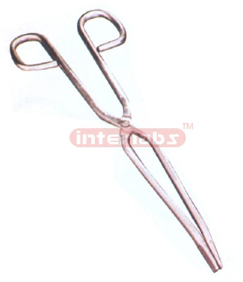 CRUCIBLE TONGS, MILD STEEL - Straight